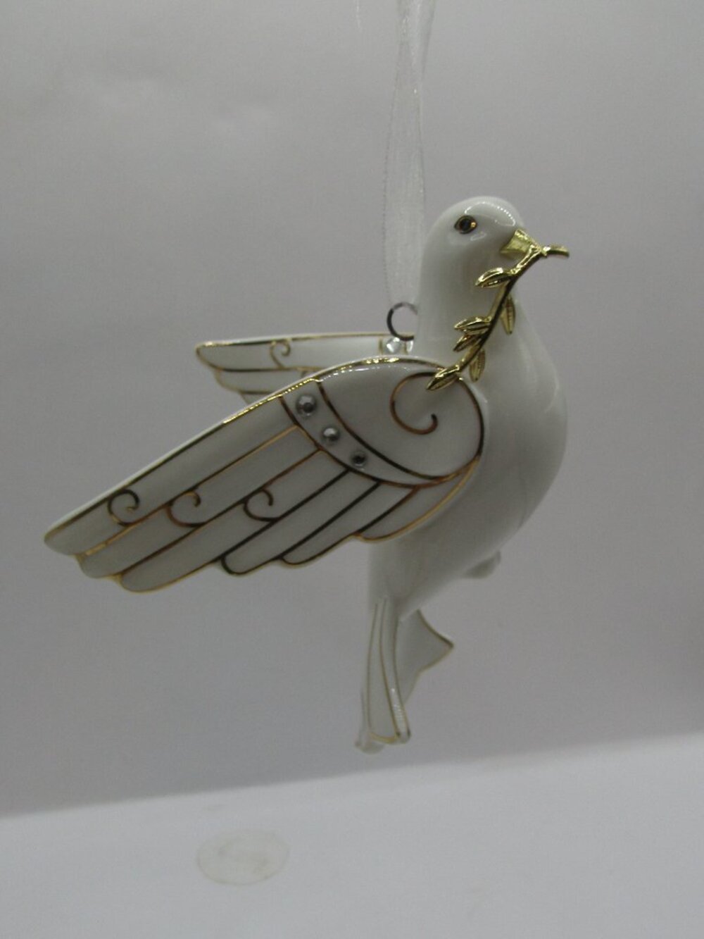 Hallmark Keepsake 2021 Peace Dove Porcelain Ornament